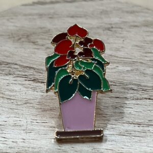 Pin Florero Rosa